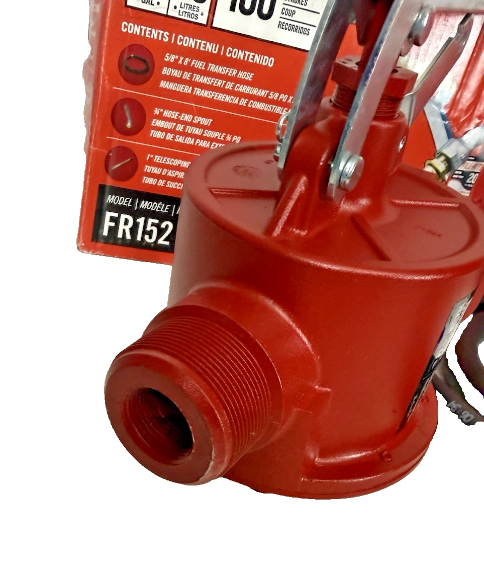 Fill-Rite FillRite 5200 Series Piston Hand Pump Hose & Nozzle FR152 20Gal (NEW)