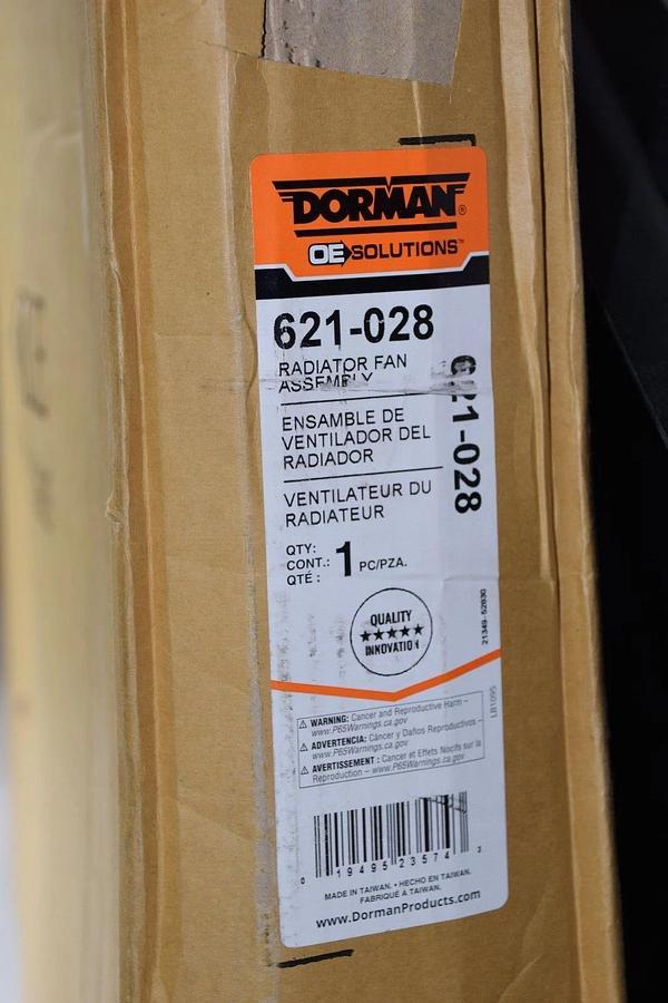 (NEW) DORMAN 621-028 Radiator Fan Assembly