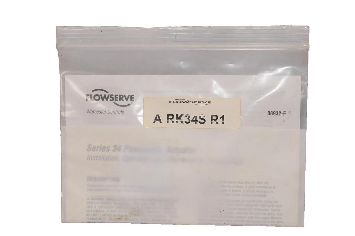 Flowserve A RK34S R1 , ARK34SR1 Rebuild Kit For Air Actuator Series 34 (New)