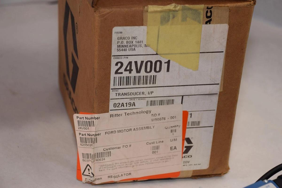 (NEW)  GRACO 24V001 Type 900X I/P, E/P Transducer