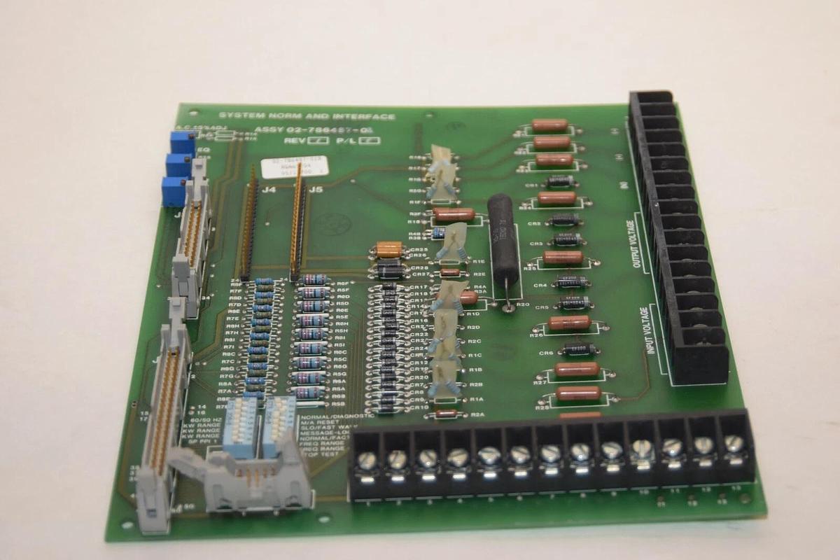 (NEW EMERSON / LIEBERT 02-786487-01 02-78648701R System Norm & Interface Board
