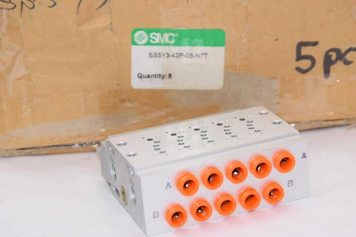 SMC SS5Y3-42P-05-N7T SS5Y342PN7T Manifold Assembly (NEW no box)