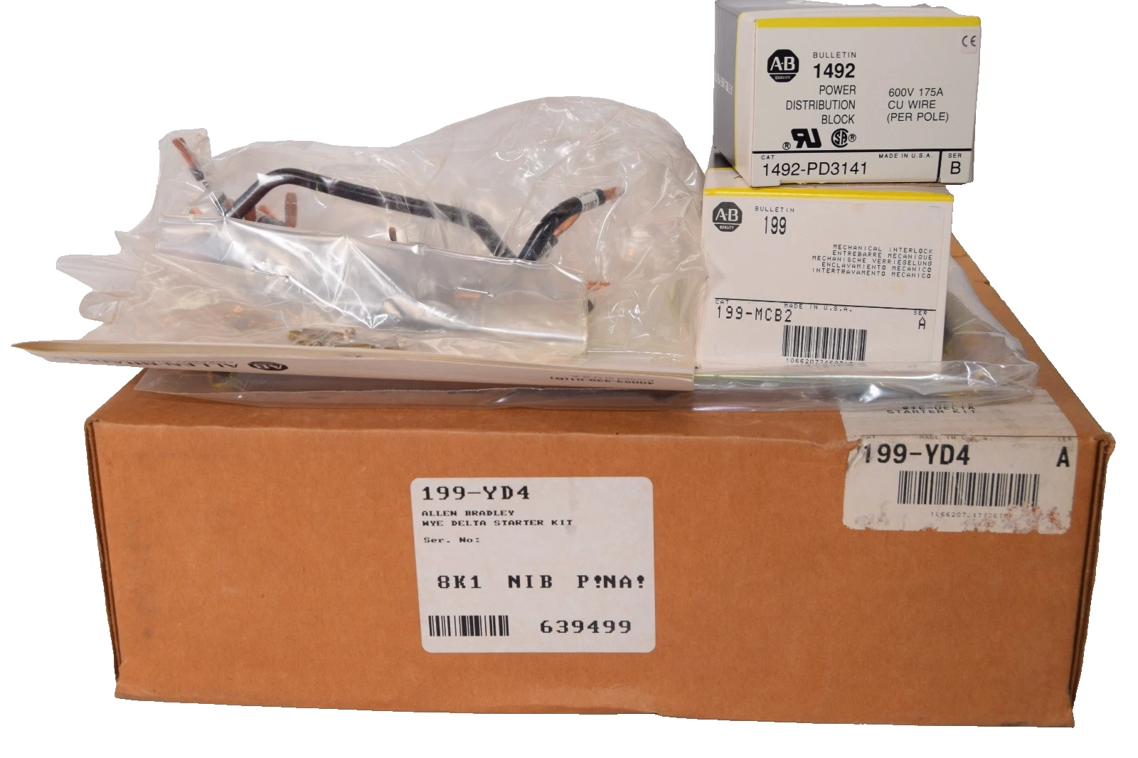 Allen Bradley AB WYE Delta Starter Kit 199-YD4 199YD4 Series A (New)