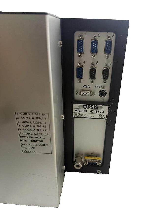 Used Opsis AR500 Particle Detection System -E-1673 AR500-E-1673 AR500E1673