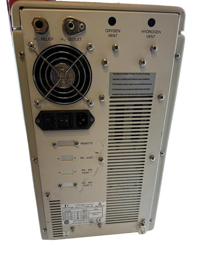 Used PerkinElmer NM-H2 500 Hydrogen Generator NMH2 Hydrogen 500