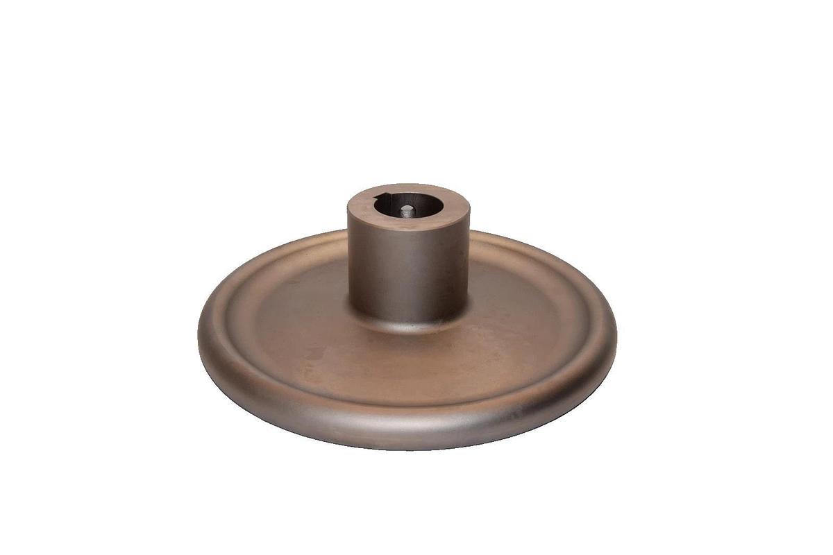 10.5" Diameter 42mm Bore Crank Wheel, Steel, Counter weight  (New)