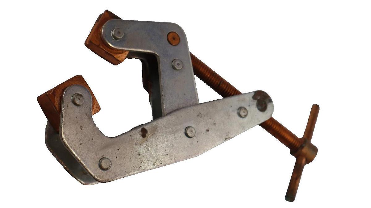 Used Clamp Mfg. Kant Twist Clamp No. 410, 3"  T-handle Multipurpose Welding Clamp