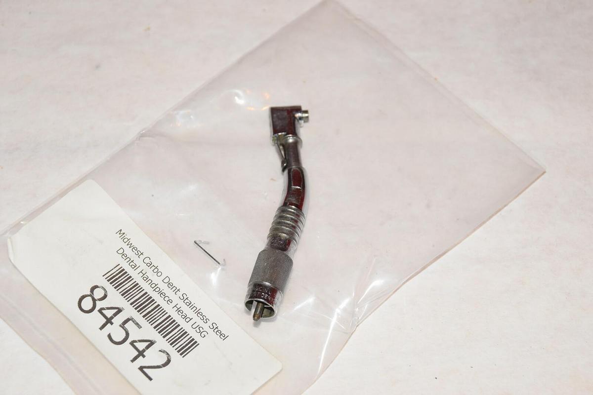 Used MIDWEST CARBO DENT 84542 STAINLESS STEEL DENTA HANDPIECE HEAD