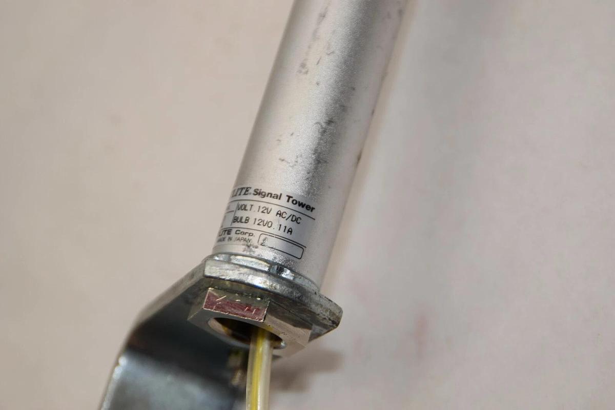 (NEW) PATLITE MT-12 12V ac/dc Light Tower / Signal Tower Red