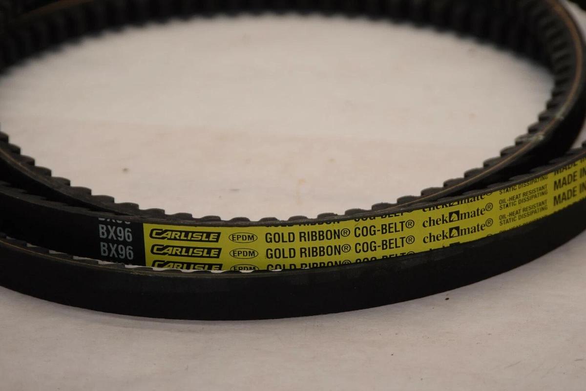 (NEW) CARLISLE BX96 Gold Ribbon USA Cog V-Belt