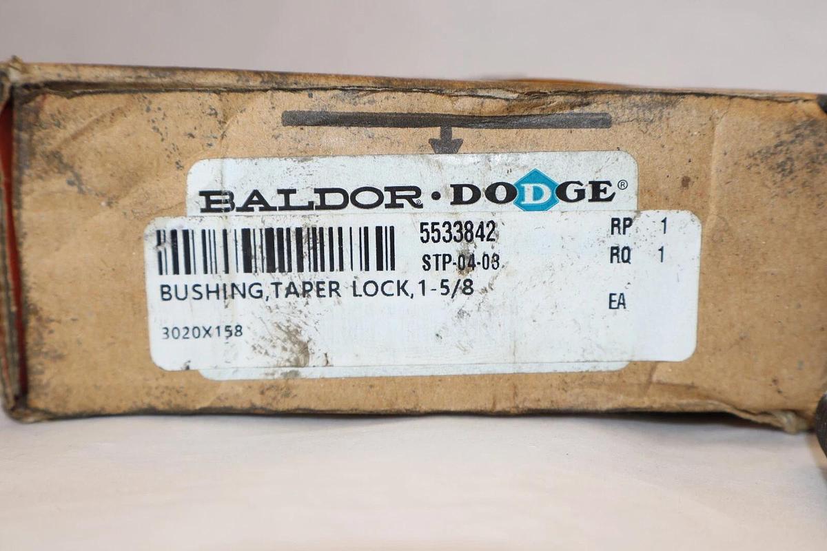 (NEW) DODGE 3020 1-5/8 , 3020x158 1-5/8" Taper Lock Bushing