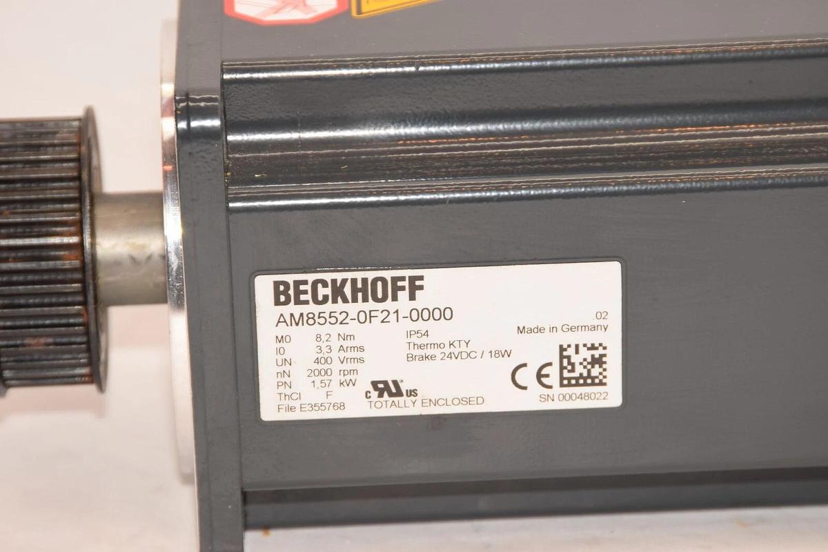 Used BECKHOFF AM8552-0F21-0000 2000rpm 1.57kW Servo Drive