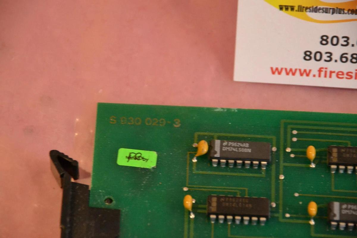 Used ARL CHARMILLES PRINT ELEC CIRCUIT BOARD CARD S 930029-3 S9300293 S700250