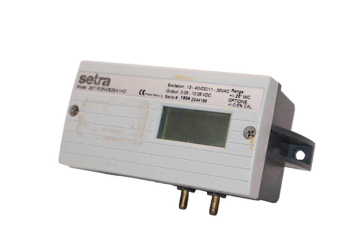 Used SETRA 2671R25WB2EA1HD 0.05-10.05Vdc Pressure Transducer Sensor
