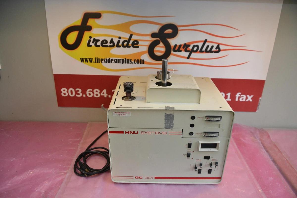 Used HNU Systems Gas Chromatograph GC-301 GC301 GC 301 115 V 115V 10A 10 A AMPS