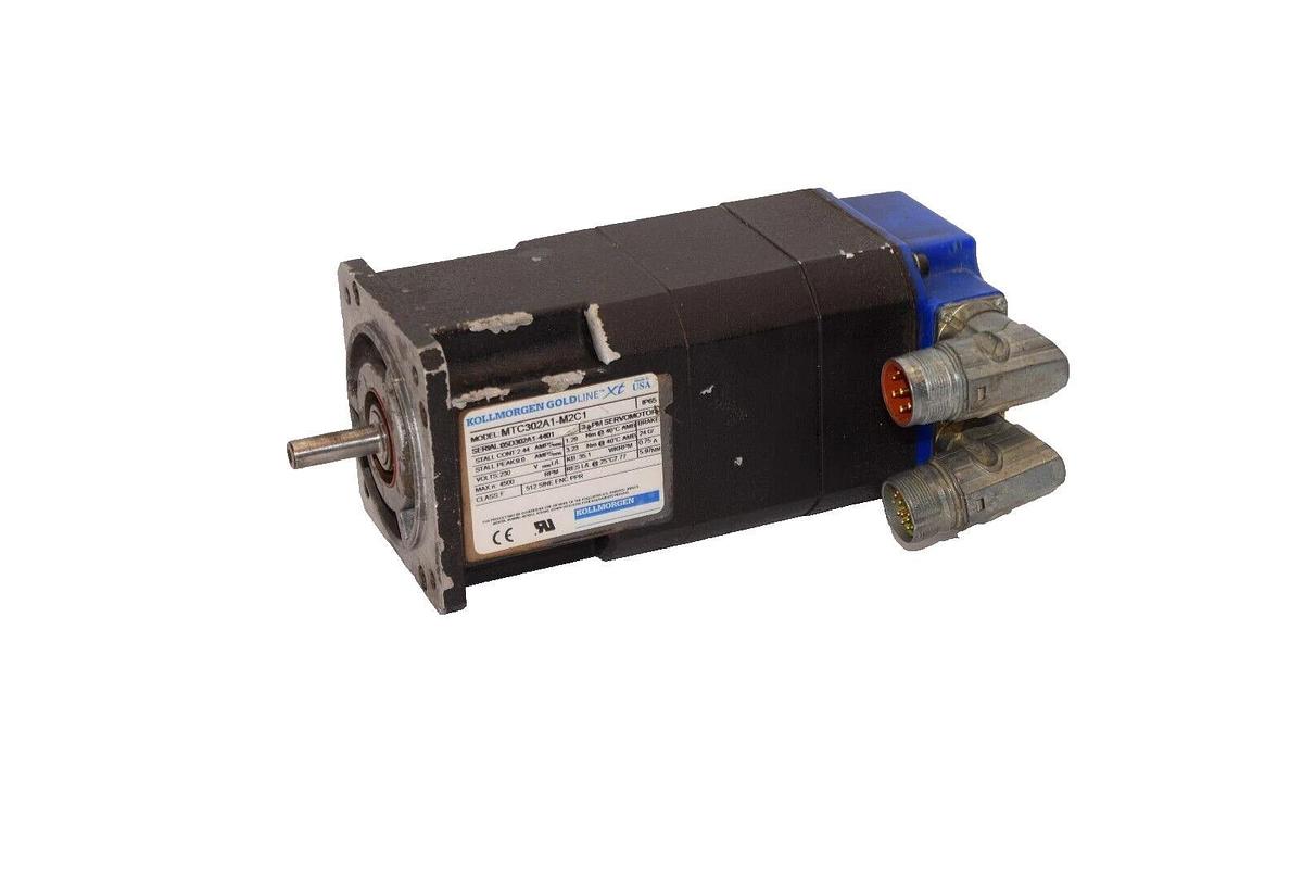 Used KOLLMORGEN MTC302A1-M2C1 230V 4500rpm Goldline XT Servo Motor