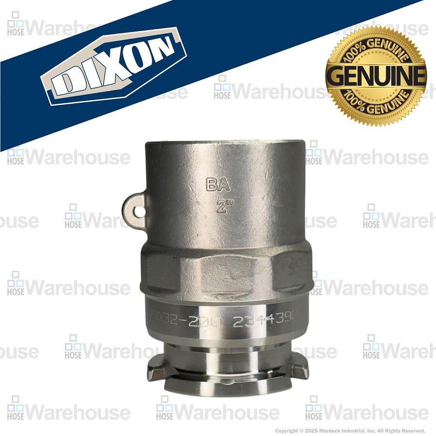 (NEW) DIXON / ANDREWS 200-Y-DAA-AL 02R 2" Y Adapter