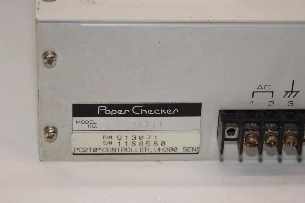 Used NIRECO PC210 913071 Paper Checker Controller