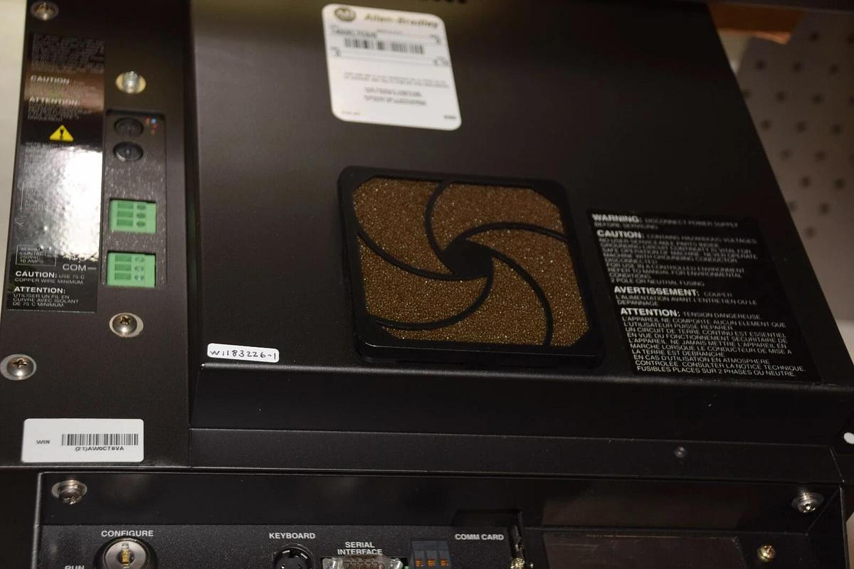 Allen Bradley Rockwell Panelview 1400e 1400ELTC6/G 1400ELTC6 Ser G Rev D *REFURB