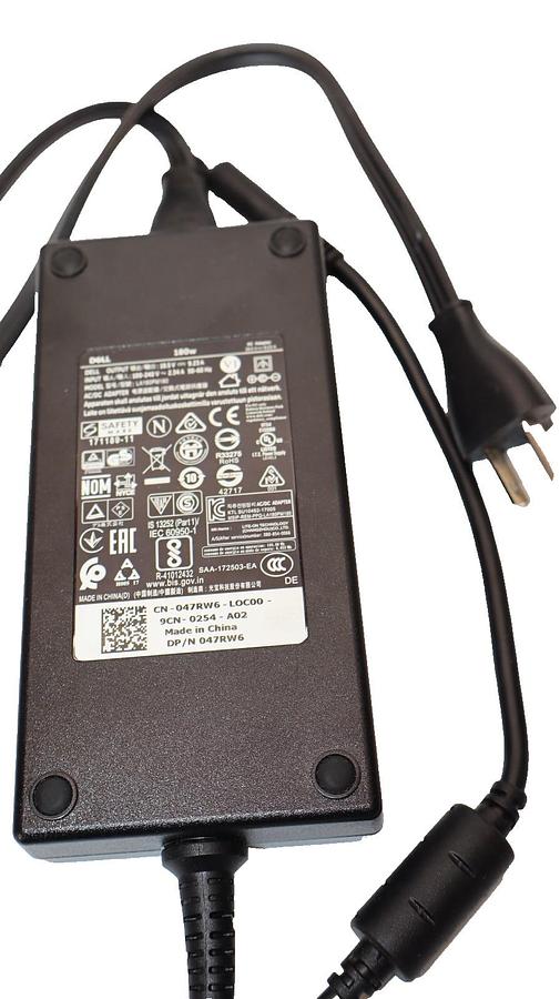 Used DELL LA180PM180 100-240V 2.34A , 180W AC Adapter