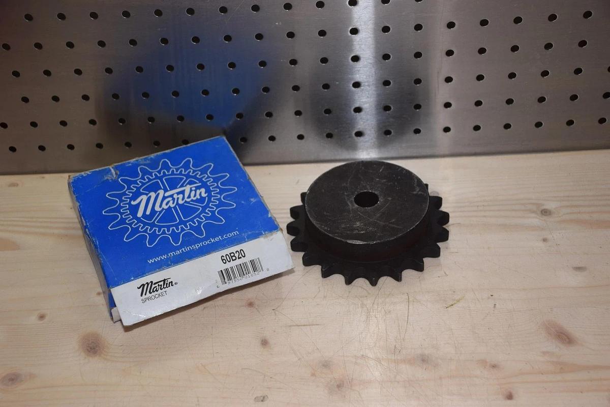 Martin 60B20 Sprocket,60 Chain 20T 0.75" Pitch - Stock Bore