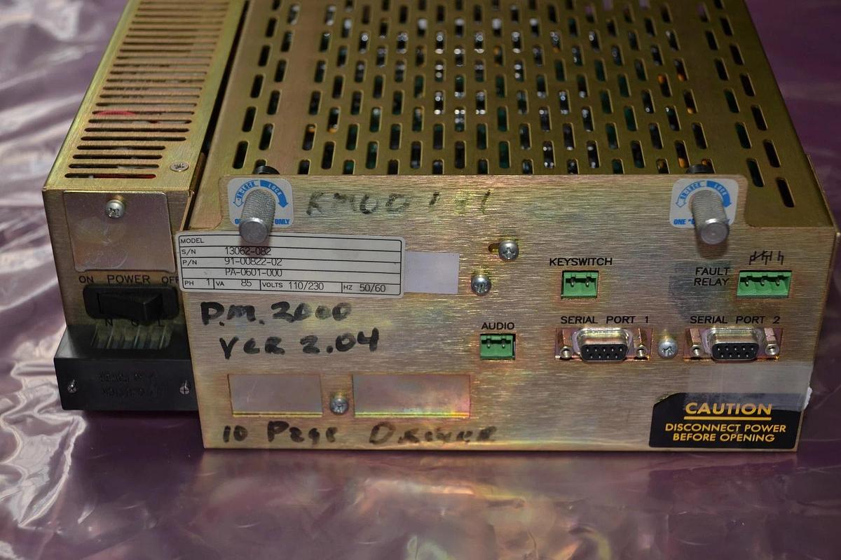 Used Modicon AEG Schneider PA-0601-000 PA0601000 91-00822-02 910082202