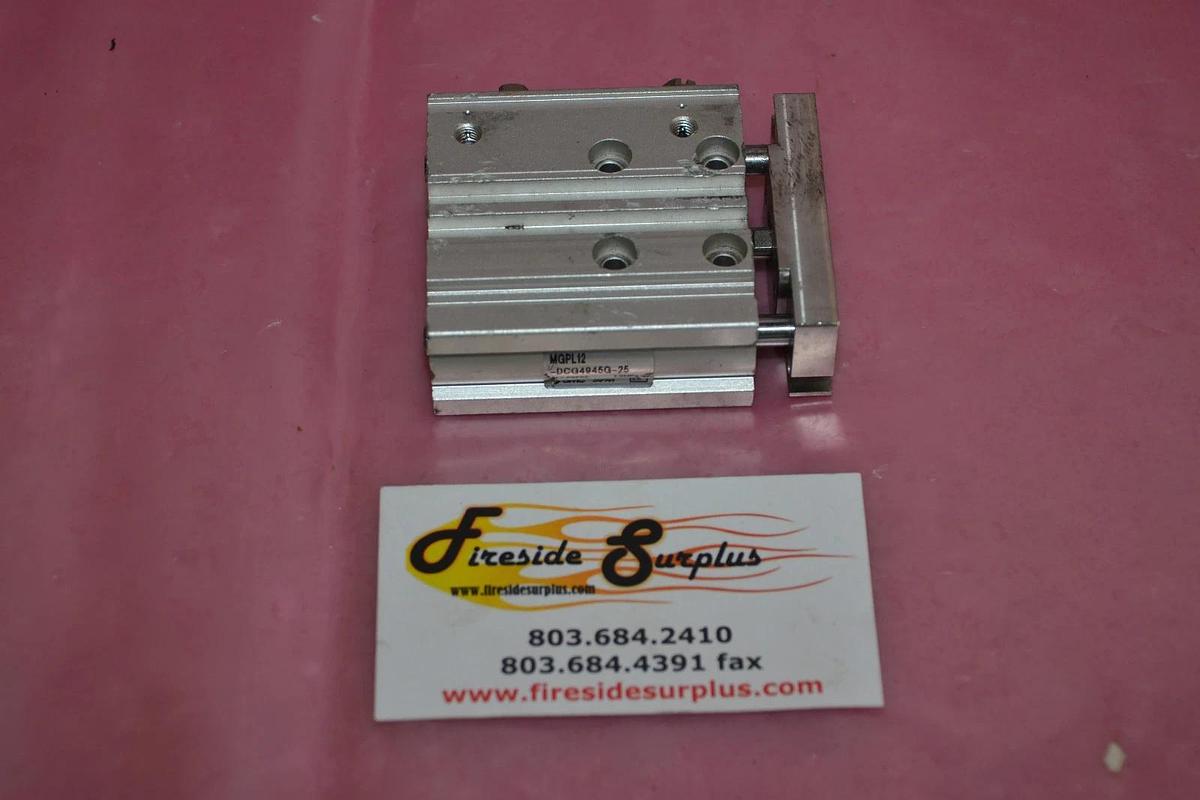 Used SMC VALVE MGPL12-DCG4945G-25 MGPL12 DCG4945G 25 MGPL12DCG4945G25