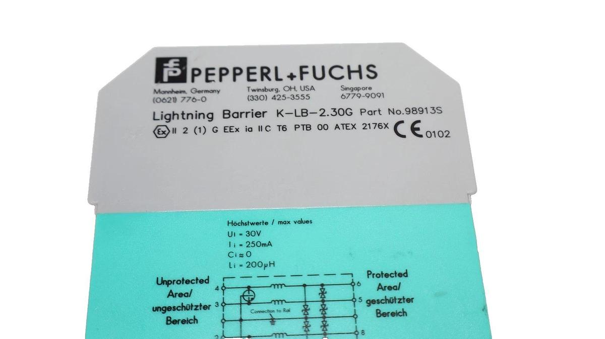 Used Pepperl + Fuchs K-LB-2.30G , 98913S Safety Barrier