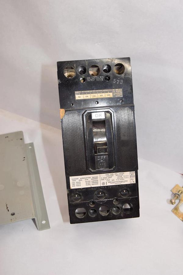 Refurbished General Electric GE Breaker FJ3B200 FJ3-B200 200amp 200 A 3p 600v *refurb*