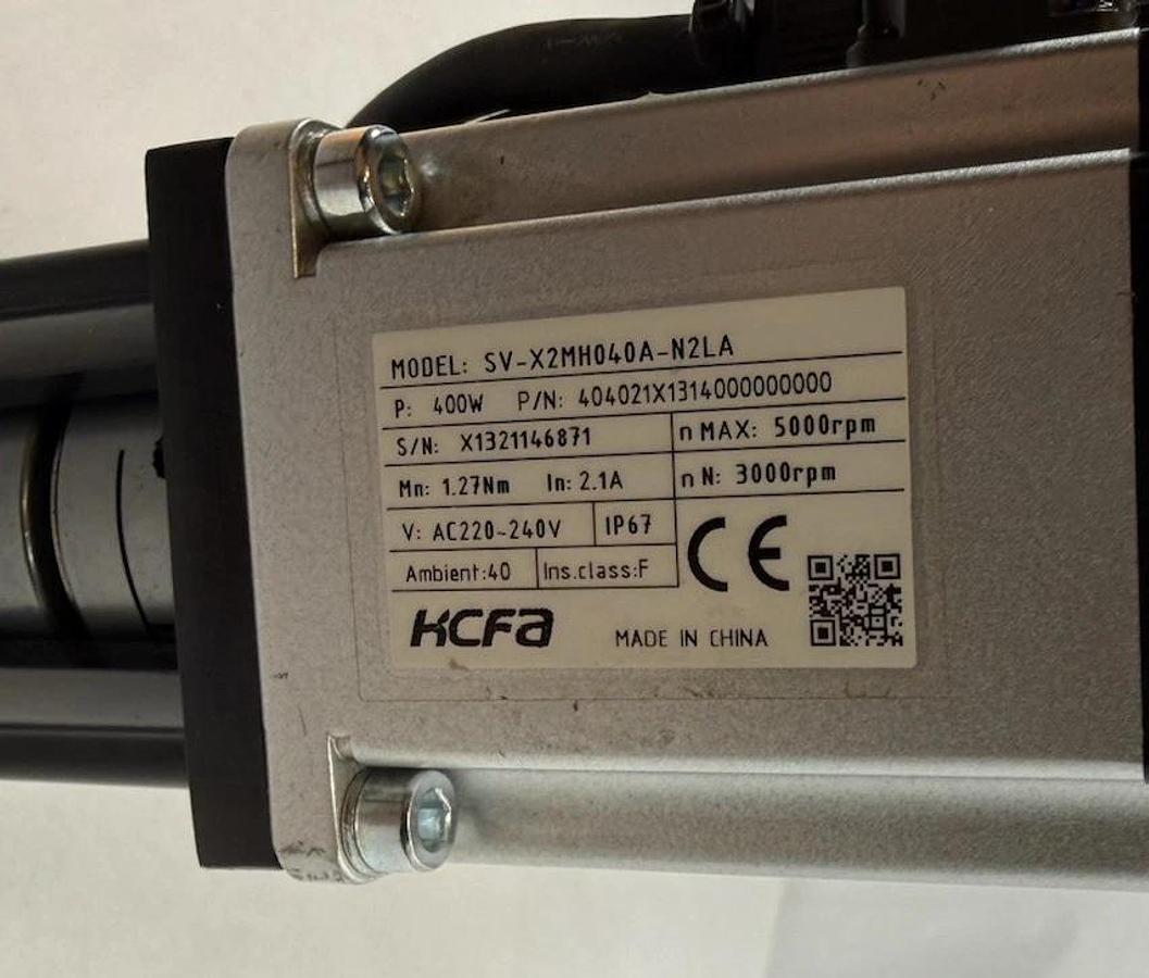 Used CCM SV-X2MH040A-N2LA 4" x 3" 14"  Slide Linear Actuator 400W