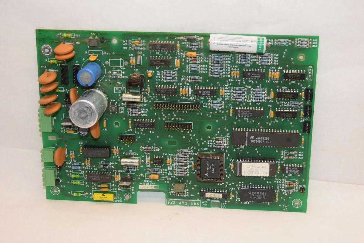 Used Honeywell DR4500 Chart Recorder Circuit Main Board 755329-001 755329 001