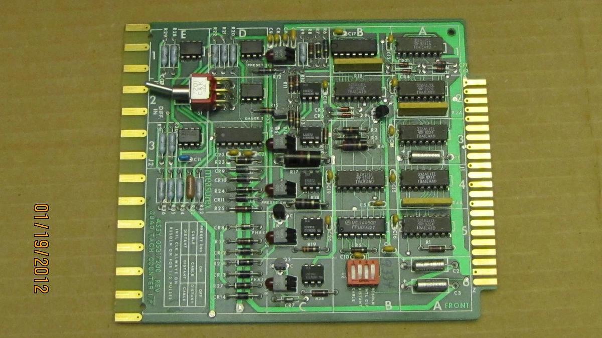 Used Measurex Circuit Board Card 05317200