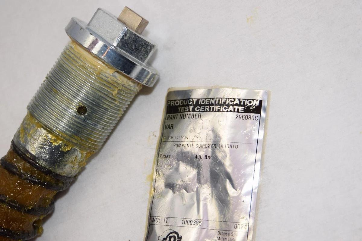 (NEW) DROPSA 296080C 0296080C 400Bar Overflow Valve Core