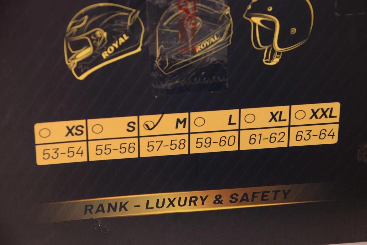 Used ROYAL M139 , FMVSS Open Face Retro / Vintage Motorcycle Helmet - Medium M