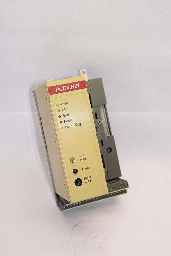 Used SAIA PCD4.N21 PCD4.N210M4 Power Supply Module and Bus PCD4.C120