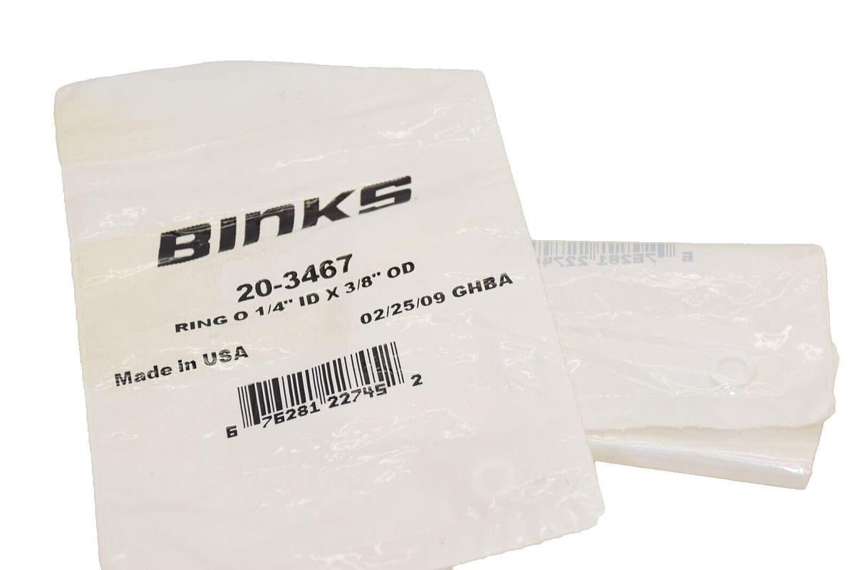 (NEW - Lot of 2) BINKS 20-3467 , 203467 O-Ring