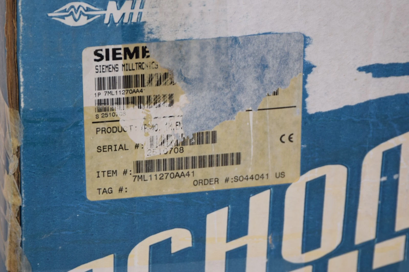 (NEW) SIEMENS XPS-40 7ML11270AA41 Milltronics Ultrasonic Transducer