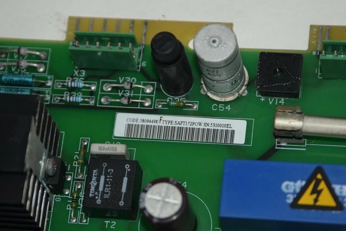 Used ABB Power Supply Circuit Board  SAFT 172 POW  58094498  SAFT172POW