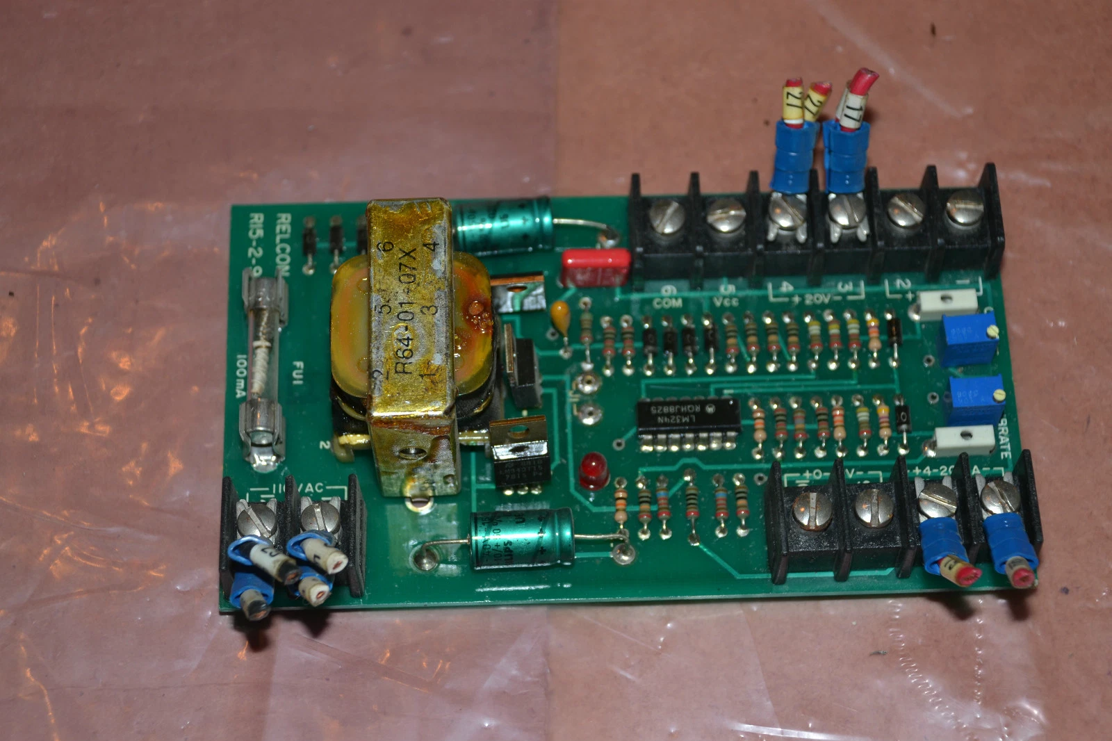 Used RELCON CIRCUIT BOARD CARD R15-2-9 R15 2 9 R1529