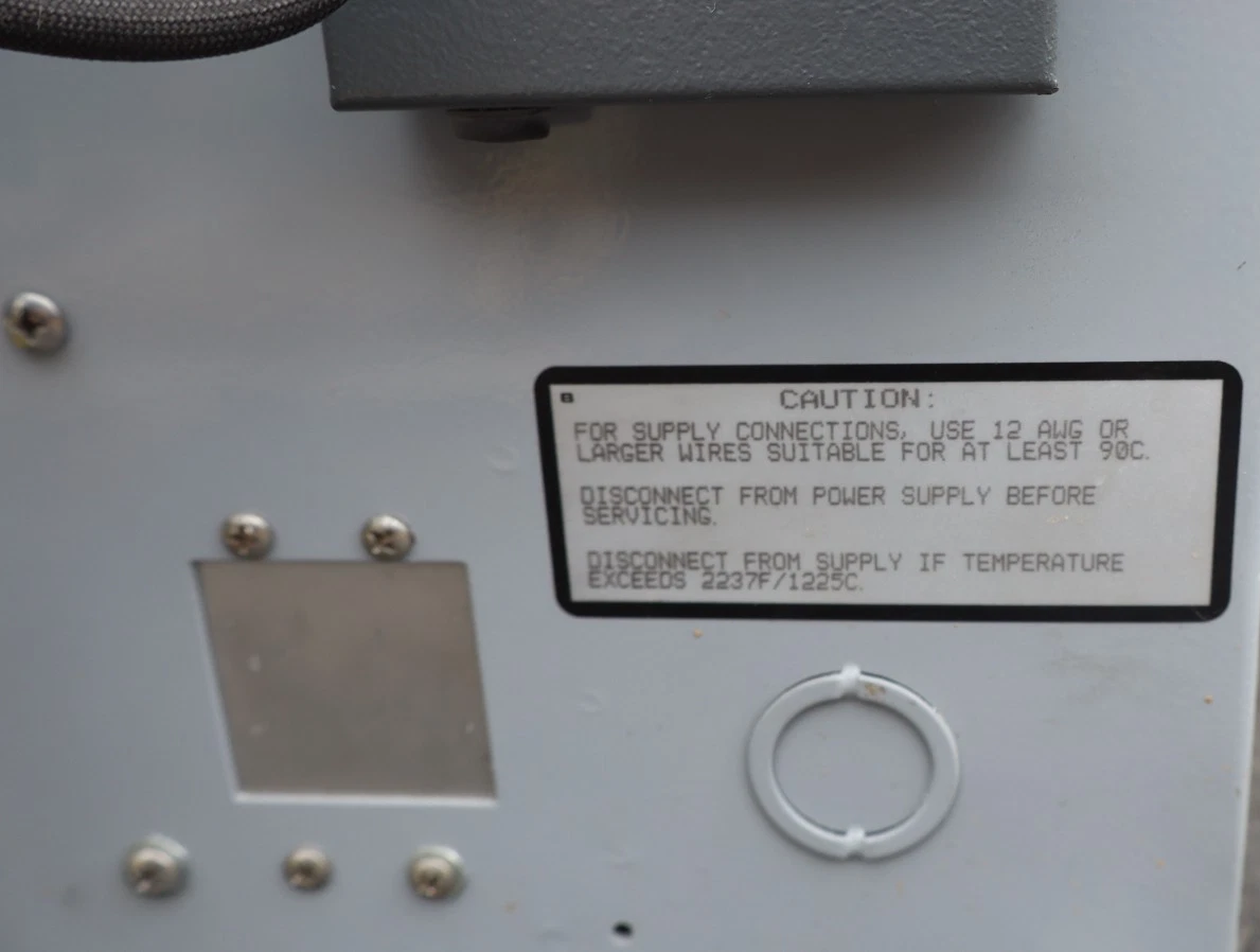 Used Barnstead Thermolyne Tube Furnace 79500 F79520 240V 24A Amp 1P