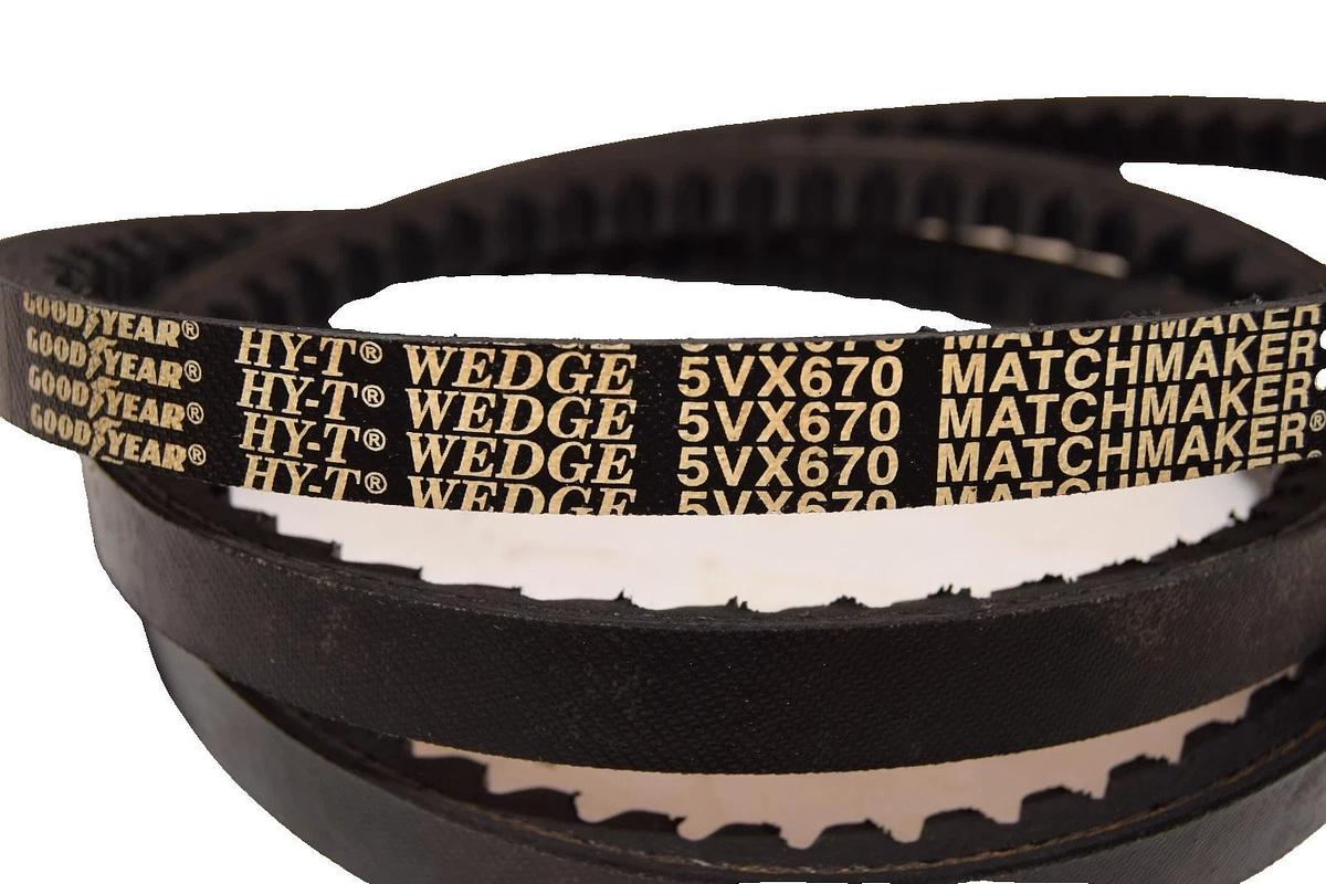 Goodyear 5VX670 HY-T Wedge Matchmaker SC Cogged V-Belt (New)