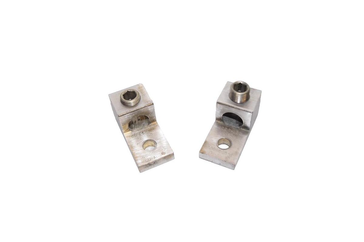 Used DCCC-420 DA-600 600MCM-2 CU-AL Mechanical Lugs (Lot of 2)