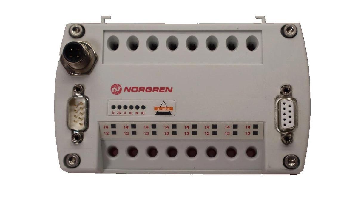 Norgren VM10IBFNB00080 , VM10IBFNB-00080 Tophat Base for 8 Stat. Sol Valve (New)