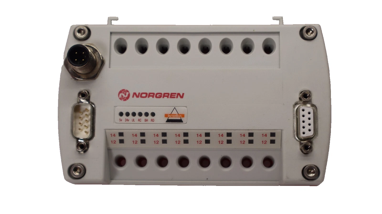 Norgren VM10IBFNB00080 , VM10IBFNB-00080 Tophat Base for 8 Stat. Sol Valve (New)