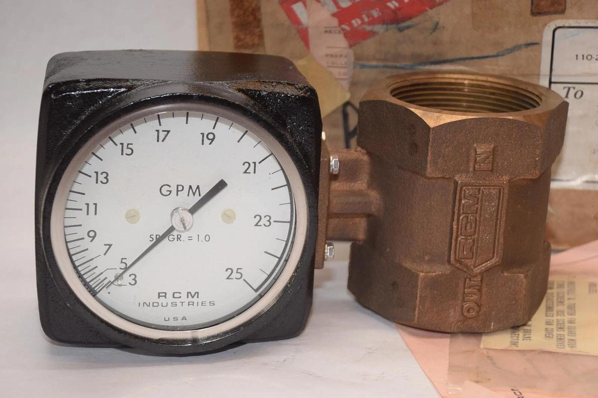 (NEW) RCM INDUSTRIES 2"-71-VDL-25-E 180psig Series 7000 Flo-Gage Flowmeter