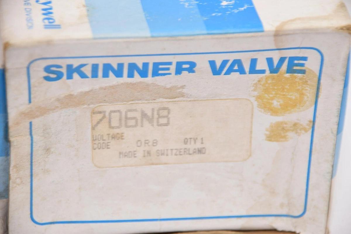 (NEW) HONEYWELL / SKINNER 706N8 2-way direct lift diaphragm valve 9/16" orifice