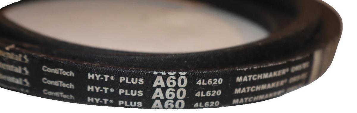 Continental V-Belt Belt A60 HY-T Plus 4L6620 Matchmaker A-60 (Lot of 3 - New)