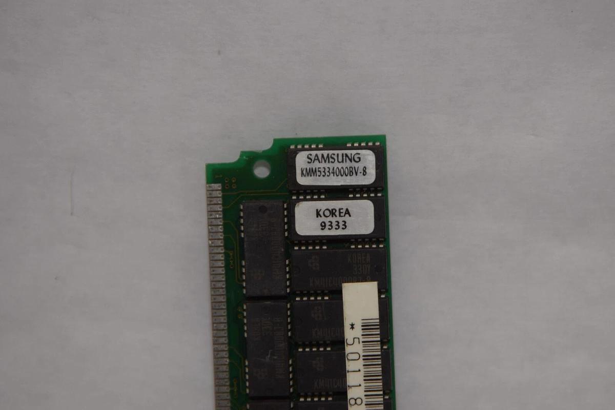 Used SAMSUNG KMM334000BV-8 , 5011822123561 RAM Memory Board / Card