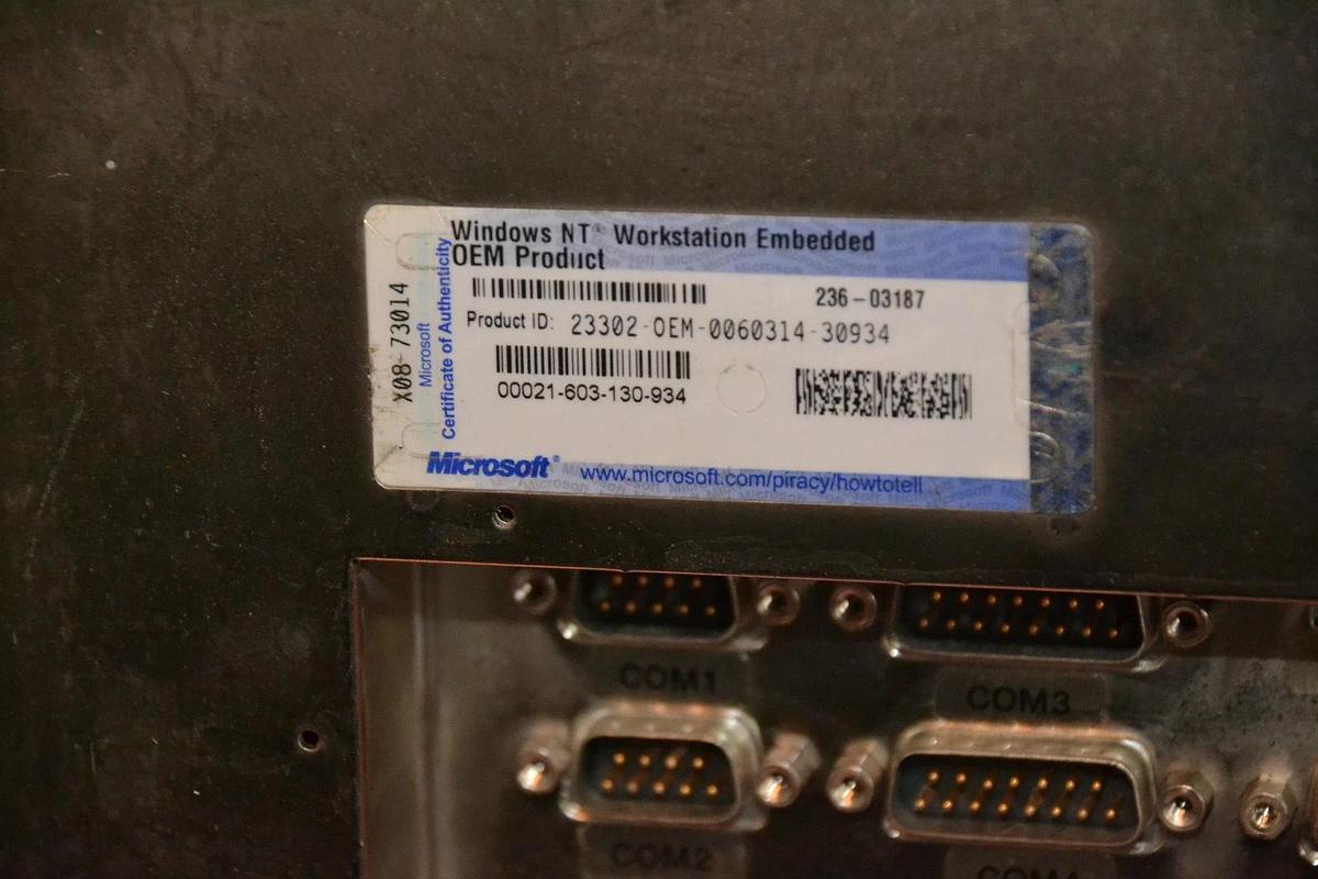 Used MARPOSS OPERATOR INTERFACE E9066 866DDDEFCC 230V 230 V WITH WINDOWS NT