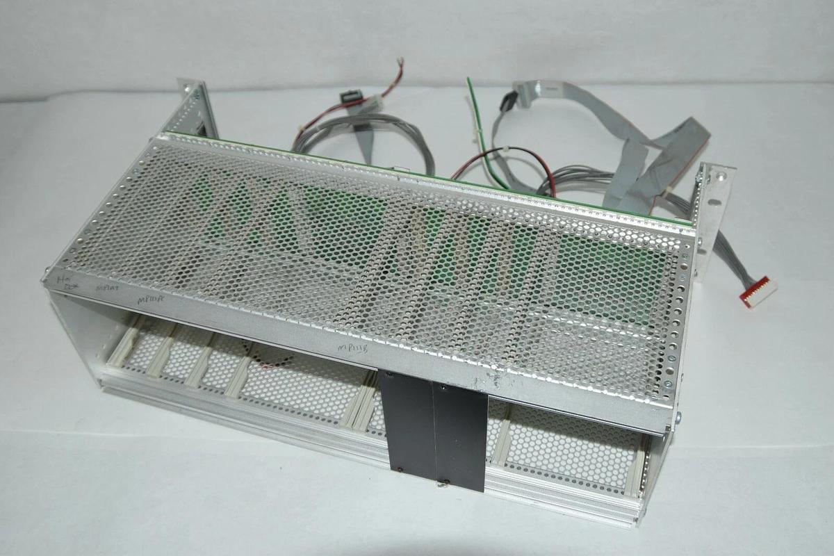 Used MSA / RITTAL 402017 3687134 5000 REV 4 9-Slot Chassis